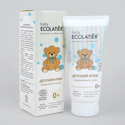 Детский крем ECOLATIER® BABY "Ежедневный уход" 0+, 100 мл 