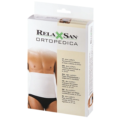 Бандаж поясничный согревающий "RelaxSan Ortopedica" Арт. LCF271, белый