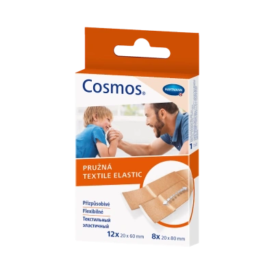 ПЛАСТЫРЬ "COSMOS" TEXTILE ELASTIC 20шт